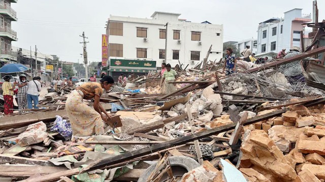 সপ্তাহের ব্যবধানে মিয়ানমারে আবারও ভূমিকম্প