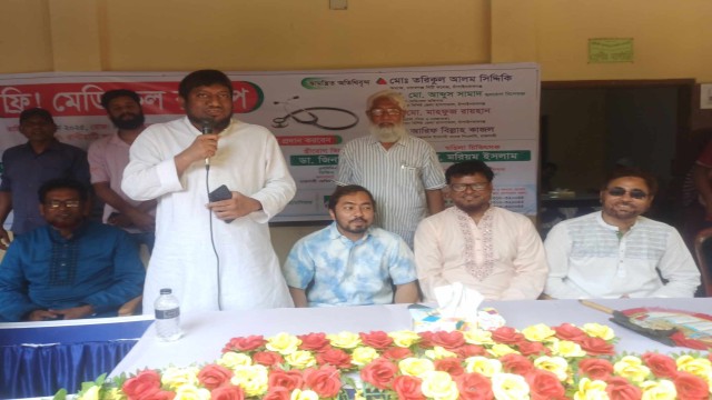 শিবগঞ্জে ফ্রী মেডিকেল ক্যাম্প অনুষ্ঠিত