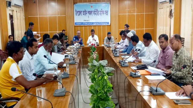 গোমস্তাপুরে আইন শৃঙ্খলা কমিটির মাসিক সভা অনুষ্ঠিত